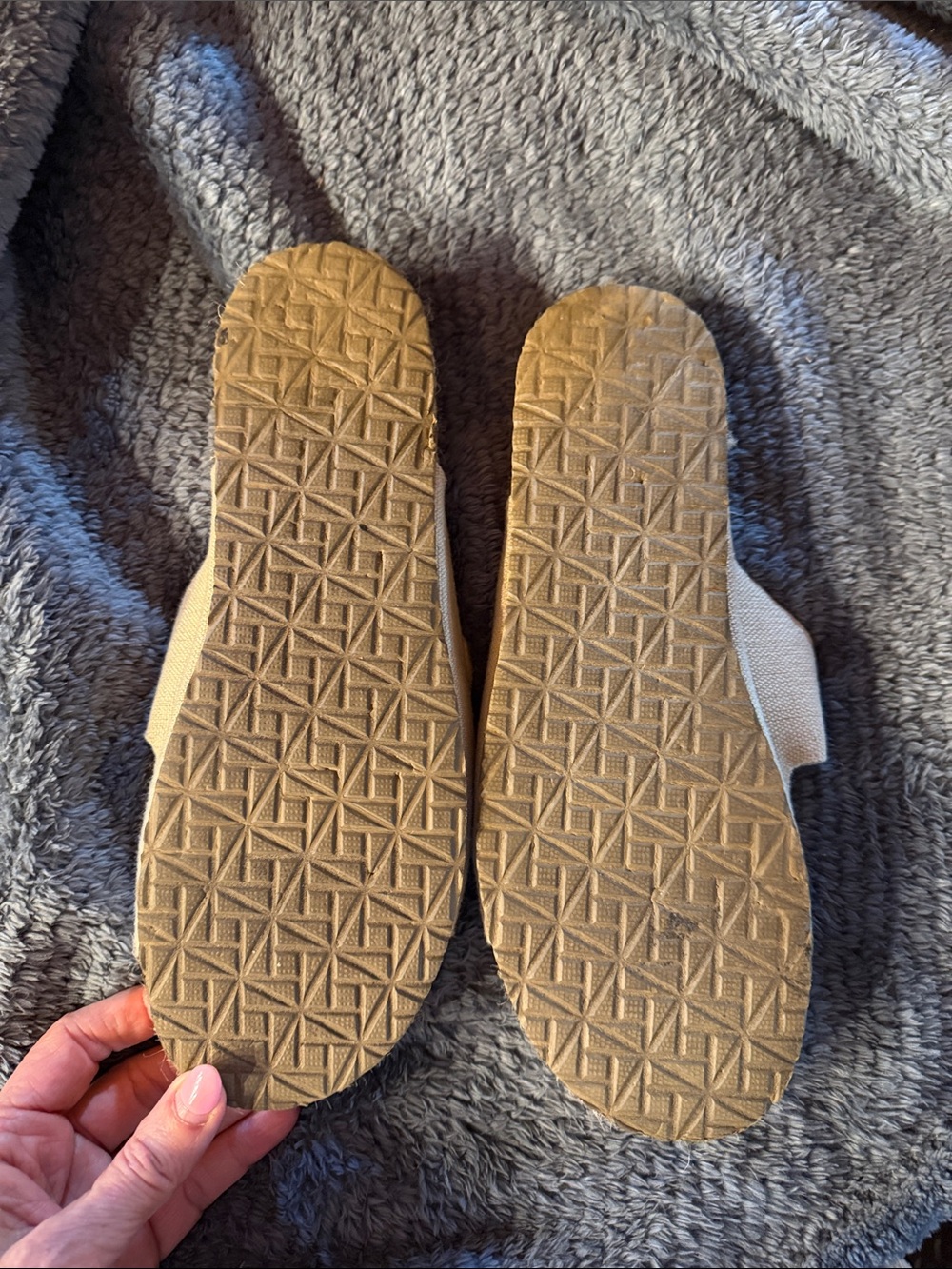 Women’s Beige Double-Buckle Slide Sandals - Picture 3 of 5